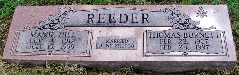 Larry Reeder Texas Thomas Burnet